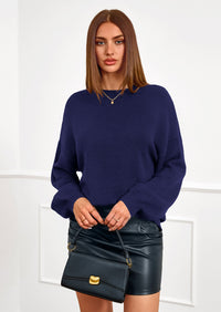 PRETTYGARDEN Women's Fall Oversized Sweaters Dressy Casual Long Sleeve Chunky Knit Winter Pullover Tops Holiday Outfits PRETTYGARDEN