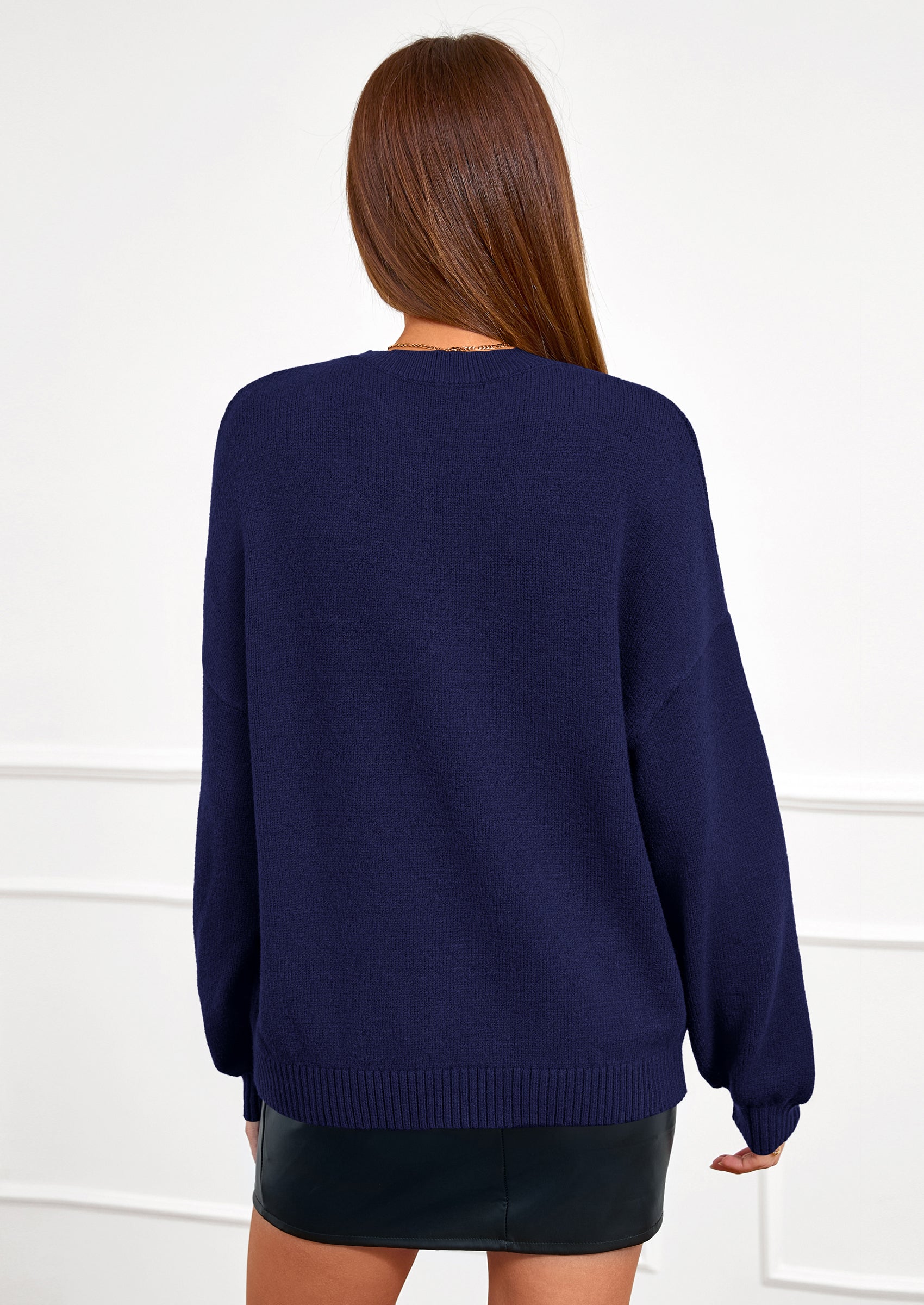 PRETTYGARDEN Women's Fall Oversized Sweaters Dressy Casual Long Sleeve Chunky Knit Winter Pullover Tops Holiday Outfits PRETTYGARDEN