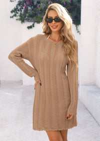 PRETTYGARDEN Women's Swimsuit Cover Up Summer Bathing Suit Swimwear Crochet Knit Dress Fashion Beach Vacation Clothes