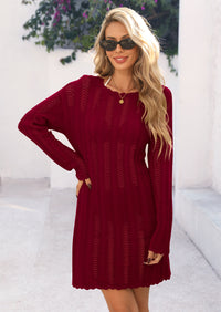 PRETTYGARDEN Women's Swimsuit Cover Up Summer Bathing Suit Swimwear Crochet Knit Dress Fashion Beach Vacation Clothes