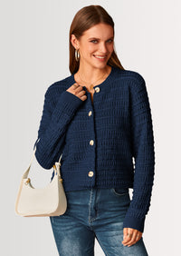 PRETTYGARDEN Women's Knit Cardigan Sweaters Casual Long Sleeve Open Front Button Down Trendy Jackets Outerwear