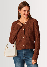 PRETTYGARDEN Women's Knit Cardigan Sweaters Casual Long Sleeve Open Front Button Down Trendy Jackets Outerwear