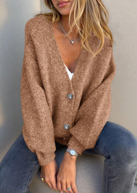 PRETTYGARDEN Cardigan Sweaters for Women Trendy Fall Long Sleeve Button Down Oversized Chunky Knit Sweater Outerwear