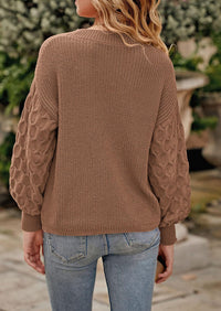 PRETTYGARDEN Women's Fall Pullover Sweater Casual Long Sleeve Loose Chunky Knit Tops Blouse Winter Fashion Clothing