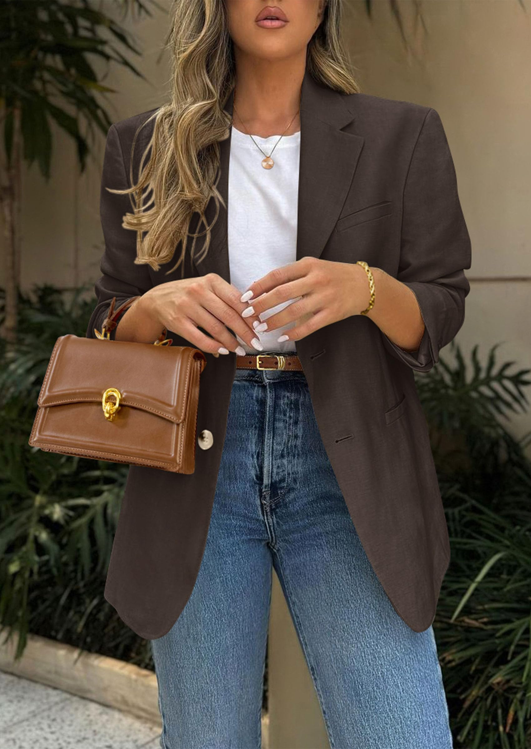 PRETTYGARDEN Blazers for Women Business Casual Long Sleeve Lapel Open PRETTYGARDEN Blazers for Women Business Casual Long Sleeve Lapel Open