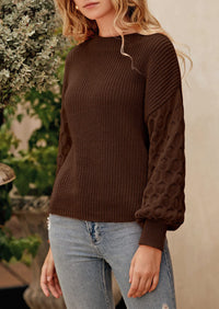 PRETTYGARDEN Women's Fall Pullover Sweater Casual Long Sleeve Loose Chunky Knit Tops Blouse Winter Fashion Clothing