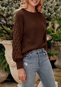 PRETTYGARDEN Women's Fall Pullover Sweater Casual Long Sleeve Loose Chunky Knit Tops Blouse Winter Fashion Clothing