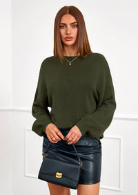 PRETTYGARDEN Women's Fall Oversized Sweaters Dressy Casual Long Sleeve Chunky Knit Winter Pullover Tops Holiday Outfits PRETTYGARDEN