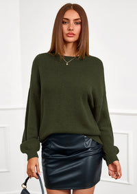 PRETTYGARDEN Women's Fall Oversized Sweaters Dressy Casual Long Sleeve Chunky Knit Winter Pullover Tops Holiday Outfits PRETTYGARDEN