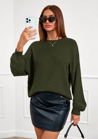 PRETTYGARDEN Women's Fall Oversized Sweaters Dressy Casual Long Sleeve Chunky Knit Winter Pullover Tops Holiday Outfits PRETTYGARDEN