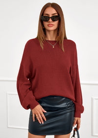 PRETTYGARDEN Women's Fall Oversized Sweaters Dressy Casual Long Sleeve Chunky Knit Winter Pullover Tops Holiday Outfits PRETTYGARDEN