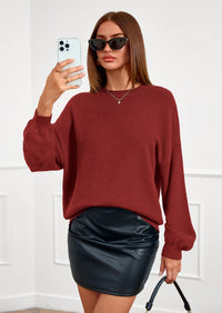 PRETTYGARDEN Women's Fall Oversized Sweaters Dressy Casual Long Sleeve Chunky Knit Winter Pullover Tops Holiday Outfits PRETTYGARDEN