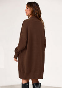 PRETTYGARDEN Women's Open Front Cardigan Long Sleeve Cozy Knit Sweaters Winter Fall Clothes Outerwear Coats