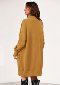 PRETTYGARDEN Women's Open Front Cardigan Long Sleeve Cozy Knit Sweaters Winter Fall Clothes Outerwear Coats