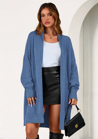 PRETTYGARDEN Women's Open Front Cardigan Long Sleeve Cozy Knit Sweaters Winter Fall Clothes Outerwear Coats