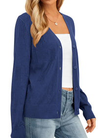 PRETTYGARDEN Women's Soft Winter Cardigan Sweaters Lightweight Knit Button Up Shrug Fall Sweater Tops PRETTYGARDEN