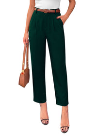 PRETTYGARDEN Womens Dress Pants Summer 2026 Work Clothes Tapered High Waisted Trousers Slacks Pockets Business Casual Outfits