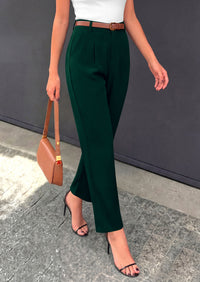 PRETTYGARDEN Womens Dress Pants Summer 2026 Work Clothes Tapered High Waisted Trousers Slacks Pockets Business Casual Outfits