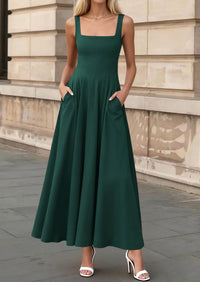 PRETTYGARDEN Cocktail Dresses for Women Formal 2026 Summer Sleeveless A Line Long Flowy Spring Wedding Guest Party Midi Dress PRETTYGARDEN