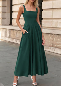 PRETTYGARDEN Cocktail Dresses for Women Formal 2026 Summer Sleeveless A Line Long Flowy Spring Wedding Guest Party Midi Dress PRETTYGARDEN