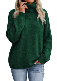 PRETTYGARDEN Women's Winter Turtleneck Sweaters Oversized Warm Pullover  Cozy Chunky Knit Sweater, Long Sleeve Tunic, Loose Fit Dressy Casual Tops, Trendy Fall Fashion Clothing, Holiday Outfits