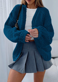 PRETTYGARDEN Cardigan Sweaters for Women Trendy Fall Fashion Long Sleeve Chunky Knit Cardigans Winter Clothing Outfits