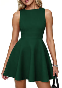 PRETTYGARDEN A Line Dresses for Women Elegant Classy Sleeveless Summer Short Tank Cocktail Party Spring Mini Dress PRETTYGARDEN