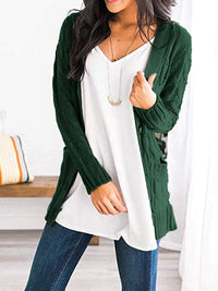 PRETTYGARDEN Women's Open Front Cardigan Sweaters Fall Fashion Button Down Cable Knit Chunky Winter Outerwear Coats