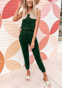 PRETTYGARDEN Two Piece Outfit Sets Casual Sleeveless Crewneck Tops and Sweatpants