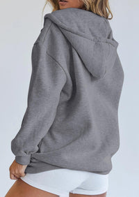 PRETTYGARDEN Women's Zip Up Y2K Hoodies Casual Long Sleeve Sweatshirts Fall Spring Track Jackets with Pockets