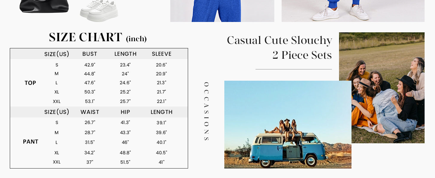 PRETTYGARDEN Women's Fall 2 Piece Lounge Sets Zip Up Sweatshirt Jogger Pants Sweat Track Suits Travel Outfit Winter Clothing