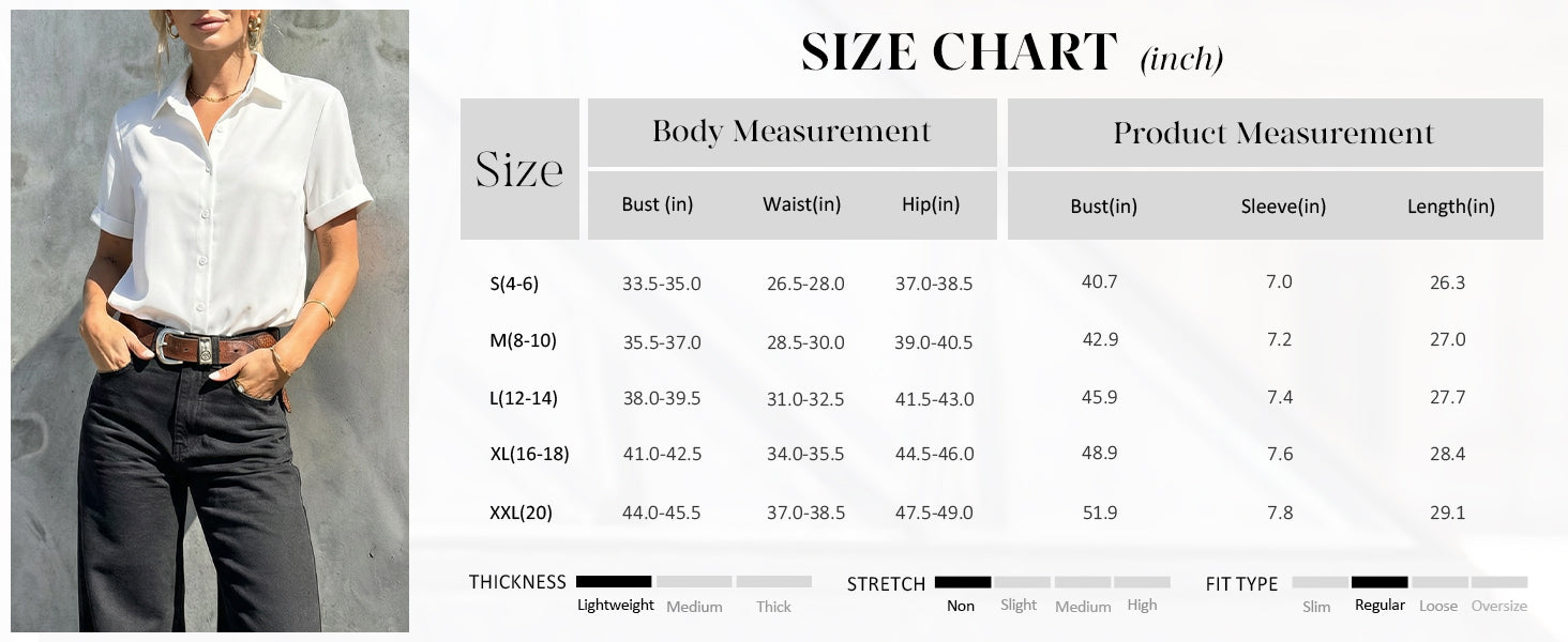 PRETTYGARDEN Women's Summer Button Down Shirts Short Sleeve Work Tops Dressy Blouses Spring Business Casual Outfits PRETTYGARDEN