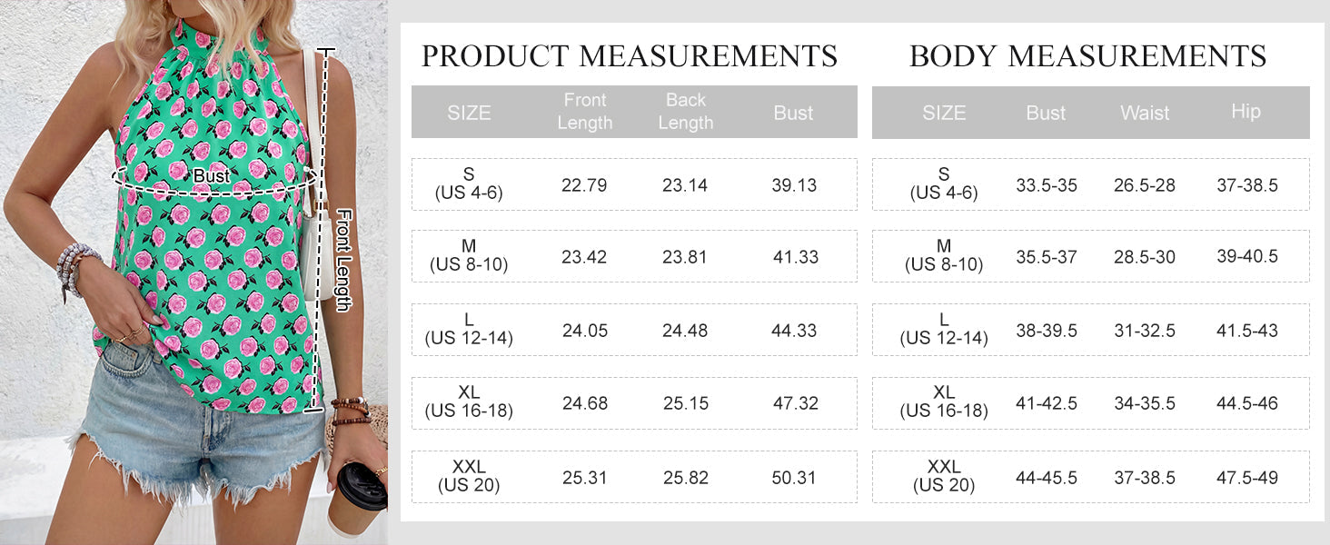 PRETTYGARDEN Halter Tops for Women Summer High Neck Boho Tank Top Sleeveless Beach Vacation Clothes Casual Blouse Shirts PRETTYGARDEN