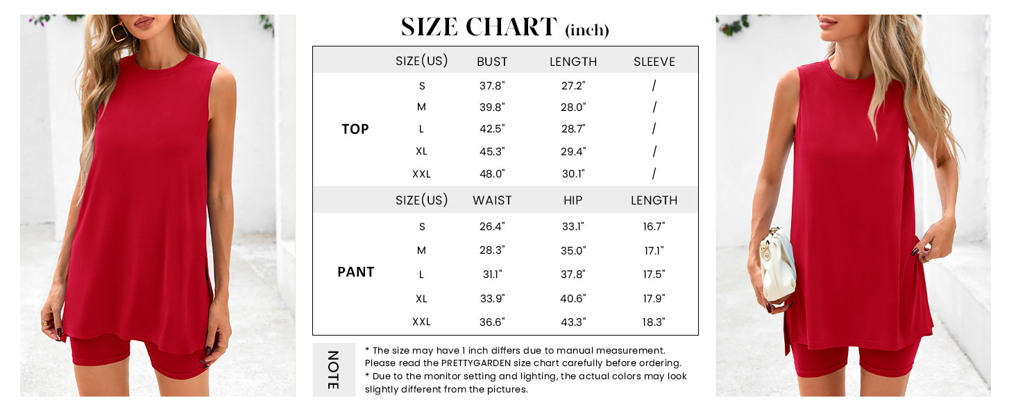 PRETTYGARDEN 2 Piece Sets for Women Summer Matching Lounge Shorts Set Resort Airport Travel Loungewear Outfits Clothing