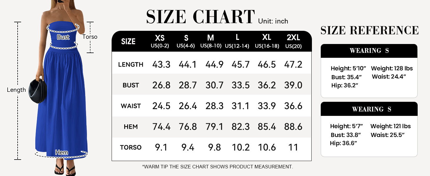 PRETTYGARDEN Women Summer Elegant Strapless Maxi Dress Tube Top Dress A Line Flowy Long Wedding Party Cocktail Dresses