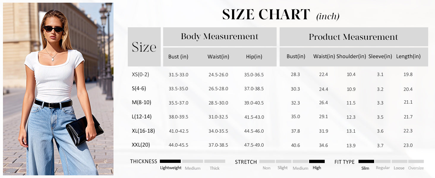 PRETTYGARDEN Womens Cap Sleeve T Shirts Square Neck Basic Tees Slim Fit Ribbed Knit Spring Going Out Tops Summer Clothes PRETTYGARDEN