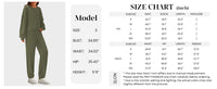 PRETTYGARDEN Women's Two Piece Outfits Lounge Sets Long Sleeve Pullover Tops Sweatpants Fall Fashion Matching Clothing