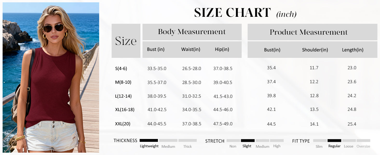 PRETTYGARDEN Tank Top for Women Summer Sleeveless Sweater Tops Spring Business Casual Work Shirts Ribbed Knit Blouses PRETTYGARDEN