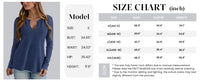 PRETTYGARDEN Long Sleeve Shirts for Women Fall V Neck Waffle Basic Tee Dressy Casual Winter Blouses Knit Tunic Tops
