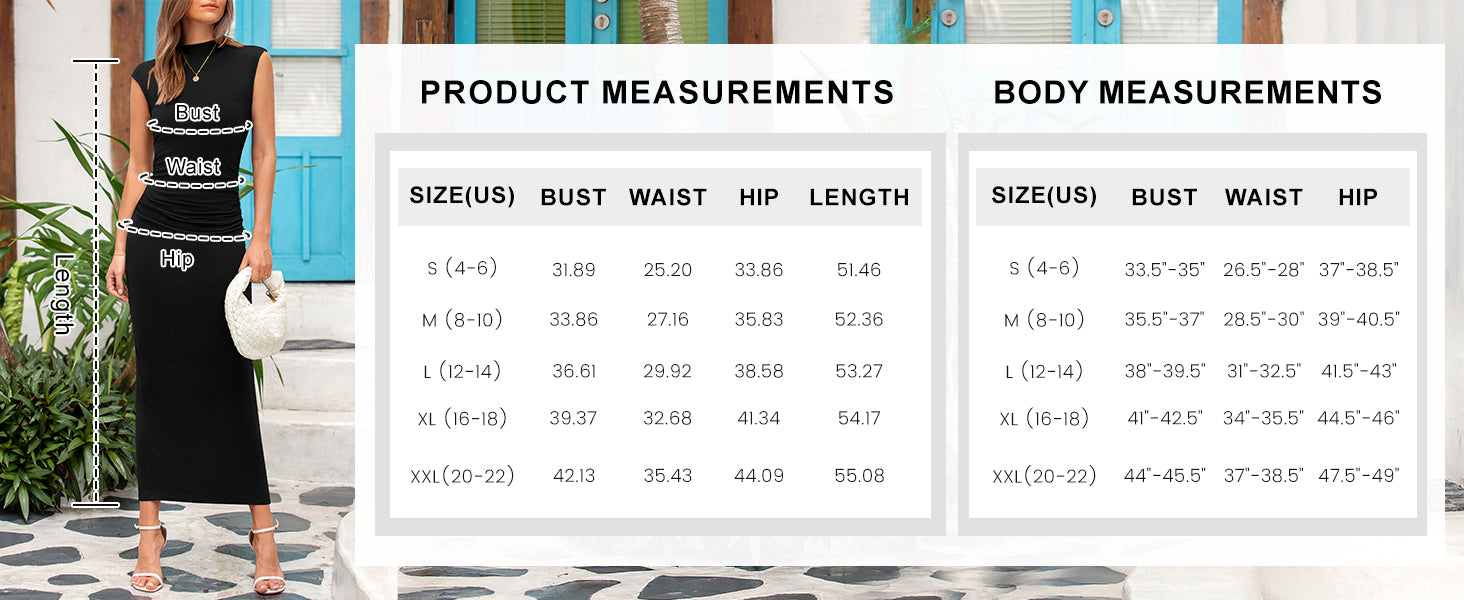 PRETTYGARDEN Women's Summer Maxi Dress Ruched Bodycon Sleeveless Formal Wedding Guest Elegant Cocktail Party Slit Dresses PRETTYGARDEN