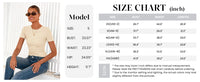 PRETTYGARDEN Women Summer Crew Neck Short Sleeve Tops Ribbed Knit Slim Fit Fashion Basic Tee Shirts Casual Going Out Top PRETTYGARDEN