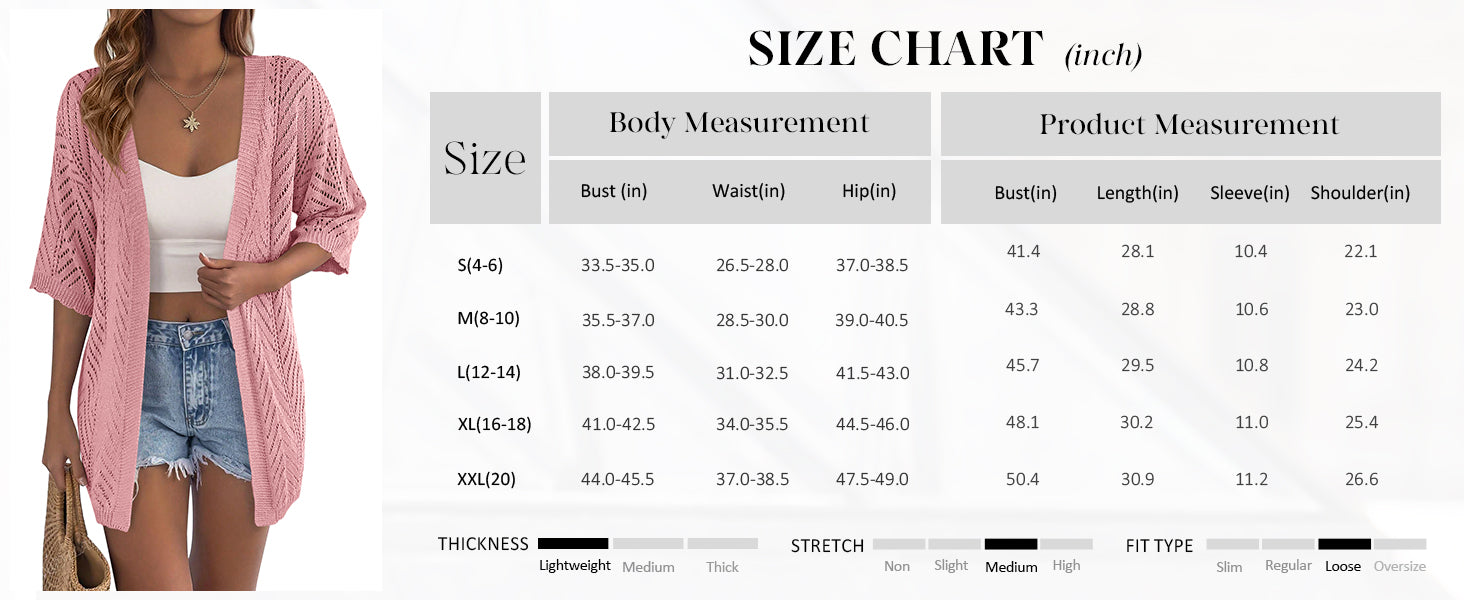 PRETTYGARDEN Summer Cardigan Sweaters for Women Lightweight  Short Sleeve Knit Coverup Spring Beach Vacation Clothes PRETTYGARDEN