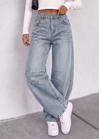 PRETTYGARDEN Womens Bootcut Denim Jeans Wide Leg Pants | Stretchy, High Waisted Rise, Flare Bell Bottom, Pockets, Trendy Casual, Going Out Outfits, Fall Winter Fashion Clothing