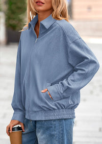 PRETTYGARDEN Women's Faux Suede Motorcycle Jacket Trendy Fall Fashion Oversized Zip Up Coats Winter Clothes Outerwear