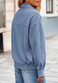 PRETTYGARDEN Women's Faux Suede Motorcycle Jacket Trendy Fall Fashion Oversized Zip Up Coats Winter Clothes Outerwear