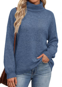 PRETTYGARDEN Women's Winter Turtleneck Sweaters Oversized Warm Pullover  Cozy Chunky Knit Sweater, Long Sleeve Tunic, Loose Fit Dressy Casual Tops, Trendy Fall Fashion Clothing, Holiday Outfits
