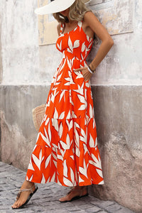 Womens Ruffle Long Flowy Cute Casual Beach Boho Sundress