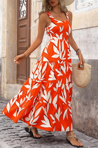 Womens Ruffle Long Flowy Cute Casual Beach Boho Sundress