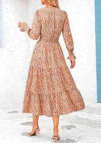 PRETTYGARDEN Women's Floral Maxi Dress Spring Long Sleeve V Neck Casual A Line Long Flowy Boho Party Dresses