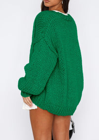 PRETTYGARDEN Cardigan Sweaters for Women Trendy Fall Fashion Long Sleeve Chunky Knit Cardigans Winter Clothing Outfits